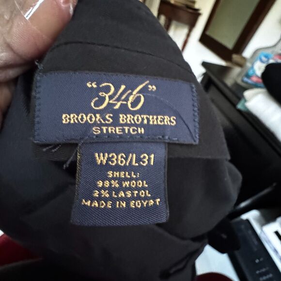 Brooks Brothers 346 Stretch 2pc Full Suit Coat Jacket Size 42R Pants 36 X 31L - Picture 10 of 13